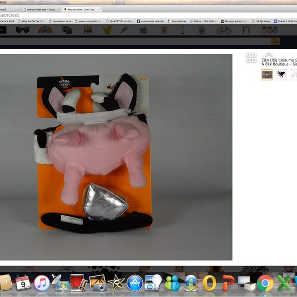 Cow Dog or Cat Costume Hyde and Eek! Boutique XS - Picture 3 of 4